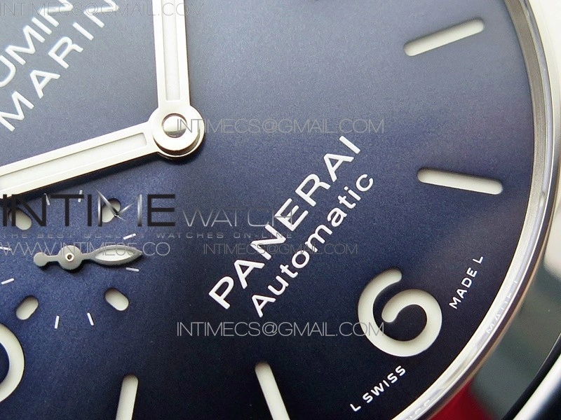 PAM1313 VSF 1:1 Best Edition Blue Dial on Blue Leather Strap P.9010 Clone